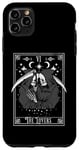 iPhone 11 Pro Max Vintage Tarot Card The Lovers Grim Reaper Occult Unholy Case