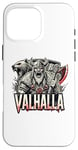 Coque pour iPhone 16 Pro Max Odin ours viking Odin berserk mythologie nordique Valhalla