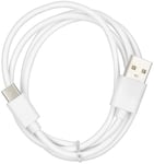 Samsung Genuine USB-C Charger Cable 1.2M with UK Mains Adapter Plug White