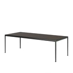 Knoll - 1966 Dining Table, Rektangulär, 228 x 96,5 cm, Svart (Onyx) - Utendørs spisebord - Richard Schultz - Svart - Metall