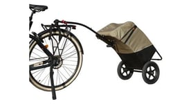 Remorque bike original shopping trailer neo vert noir