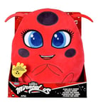 Miraculous Bandai Talking Tikki Plush | 25cm Tikki Cuddly Toy With Sounds And Phrases From Tales Of Ladybug And Cat Noir TV Show | Snuggle With This Large Soft Teddy Of Tikki The Kwami