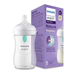 Philips Avent Biberon à Réponse Naturelle de 260 ml avec valve AirFree, sans BPA pour les bébés de 1 mois et + (modèle SCY673/01)