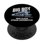 Big Boy 4000 Locomotive à vapeur Locomotive Train Lover Lover PopSockets PopGrip Adhésif