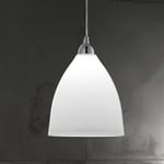 Fabas Luce Lasinen PROVENZA-riippuvalaisin 27 cm valkoinen