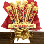 TOBLERONE & TWIX Chocolate Bar Bouquet | Personalised Hamper Dad Christmas Gift