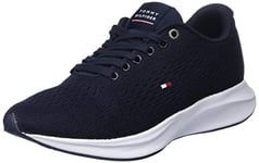 Tommy Hilfiger Men Trainers Runner Lightweight, Blue (Desert Sky), 6.5 UK