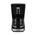 Filter Coffee Maker Machine 12 Cup Automatic Setting Digital Timer Geepas 