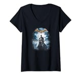 Womens Batman: Arkham Asylum Game Cover V-Neck T-Shirt