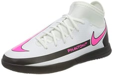 Nike Phantom GT Club FG/MG Chaussure de Football, White/Pink Blast-Black, 36 EU