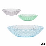 Djup tallrik La Mediterránea Plast 20 x 20 x 4,5 cm (24 antal)