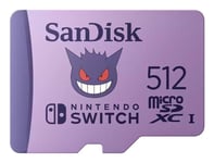 SanDisk MicroSD Nintendo Pokemon Ectoplasm 512GB