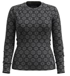 Smartwool Merino 250 Baselayer Crew Women underställströja Black Digi Snow-N86 S - Fri frakt