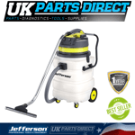 Jefferson 2000W 90 Litre Wet & Dry Vacuum Cleaner 110V