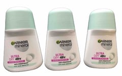 Garnier Roll On Antiperspirant Deodorant Ultra Dry 48H Ultimate Protect 3 x 50ml