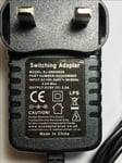 Tesco TC7PDVDAW11 Portable DVD Player 9V AC Adaptor Charger Power Supply