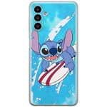 ERT GROUP Coque de téléphone Portable pour Samsung A13 5G/A04S Original et sous Licence Officielle Disney Motif Stitch 003 Parfaitement adapté à la Forme du Portable, en TPU DPCStitch950, Blue