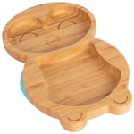 Tiny Dining Blue Penguin Bamboo Baby Suction Plate Toddler Weaning Feeding Set