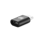 Adaptateur USB-C mâle / micro USB femelle - USB2.0 - Noir