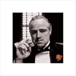 Pyramid International Tuxedo The Godfather Art Print, Paper, Multi-Colour, 40 x 40 x 1.3 cm