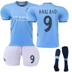 24-25 Manchester City Haaland 9 Fotbollströjor Lagtränings T-shirts Kids 28(150-160cm)