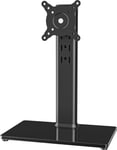 Single LCD Computer Monitor Free-Standing Desk Stand Riser for 13 inch Black