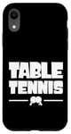 Coque pour iPhone XR Raquette de tennis de table professionnelle