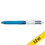 Kulspetspenna | BIC 4 Colours Grip | 12st