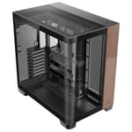 ANTEC Boitier Moyen Tour ATX Constellation C8 Curve Wood avec panneaux vitrés (Noir)