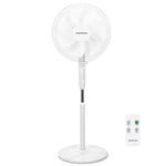 Blendend Ventilateur sur pied à 7 pales avec télécommande.