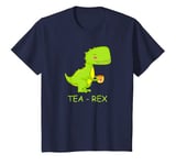 Youth Tea-Rex, Cute TRex with Tea, Kawaii Dinosaur for Kids, Girls T-Shirt