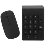 1 Set Wireless Number Pad Numeric Keypad With Wireless Mouse Laptop Accessory