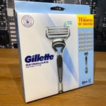 🟢 Gillette Skinguard Sensitive 10 x Razor Replacement Cartridges + Handle BNIB