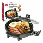 Quest 40cm Multi-Function Electric Cooker with Lid / Non-Stick Electric Pan