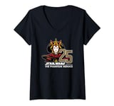 Womens Star Wars The Phantom Menace 25th Anniversary Queen Amidala V-Neck T-Shirt