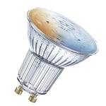 LEDVANCE Lampe à réflecteur LED intelligente avec technologie WiFi, base GU10, couleur de la lumière variable (2700-6500K), dimmable, remplacement 40W, SMART+ WiFi SPOT GU10 Tunable White, lot de 3