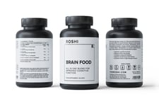 Brain Food - 7500mg Ginkgo Biloba Ashwagandha Shankhpushpi Brahmi - 60 Capsules