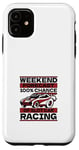 Coque pour iPhone 11 100 % de chances de participer à une course de voitures à sous, voiture télécommandée, mini-voiture