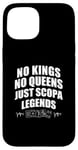 Coque pour iPhone 15 No Kings No Queens Just Scopa Legends Jeux de cartes drôles Scopa