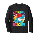 The Smurfs Rainbow Discow Papa Smurf Dance Long Sleeve T-Shirt