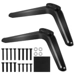 2pcs Universal TV Base Stand for 32-65 Inch Screens with Screws *