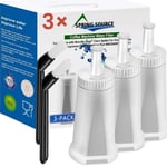 Water Filter Cartridges for Sage Barista Espresso Coffee Machine Claro Swiss x 3