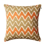 Chhatwal & Jonsson Ikat Bangalore utomhuskudde 50x50 cm Beige-apricot orange