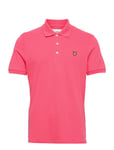 Plain Polo Shirt Pink Lyle & Scott