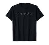 Cocktail Heart-beat design. T-Shirt