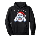 Funny Xmas Abominable Snowman Bigfoot Retro Christmas Boy Pullover Hoodie