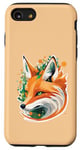 Coque pour iPhone SE (2020) / 7 / 8 Renard Femme Enfant Homme Drôle Magique Animal Motif 128