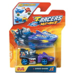 T-Racers Mix 'N Race - 1 Pack Blister | MagicBox Speed Shark Car Toy For Ages 3+