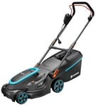 Gardena electric lawn mower PowerMax 37/1800 G2: mower up to 500 m², 1800 W power, 37 cm cutting width, 45 l catch volume, 35 to 65 mm cutting height, ErgoTec Plus handle, foldable (14637-20)