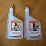 2 x Prounol Treadmill Silicone Oil bottle 200ml 100% pure new Inc UK P+P READ!